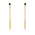 Hanging Black Diamond Earrings - Alaia No. 7